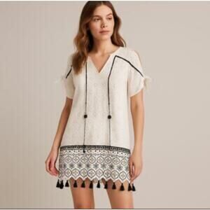 Hemant & Nandita Aditya Embroidered Tunic Dress